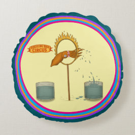 Squirty squid rond kussen