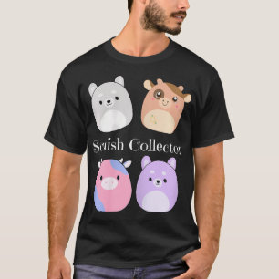 Squish Collector Gevulde Dier Pluche Mallows Zacht T-shirt