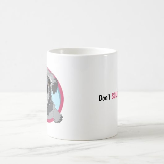 SQUISH mijn vreugde niet! Koffiemok (Center)