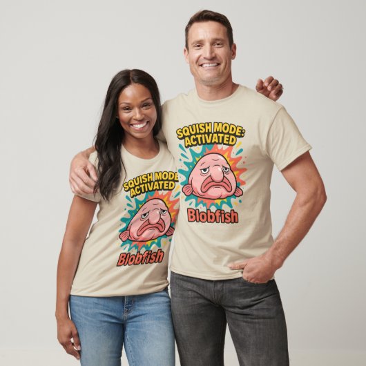 Squish Mode Geactiveerd – Knuffel Blobvis T-shirt (Unisex)