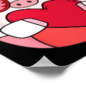 Squish Squad Valentijncadeaus voor kinderen Vrouw  Poster (Hoek)