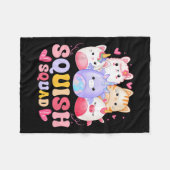 Squish Squad verjaardag voor meisjes Kinder peuter Fleece Deken (Voorkant (Horizontaal))