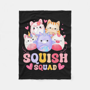 Squish Squad verjaardag voor meisjes Kinder peuter Fleece Deken