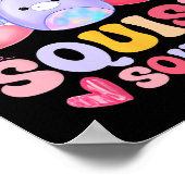 Squish Squad verjaardag voor meisjes Kinder peuter Poster (Hoek)