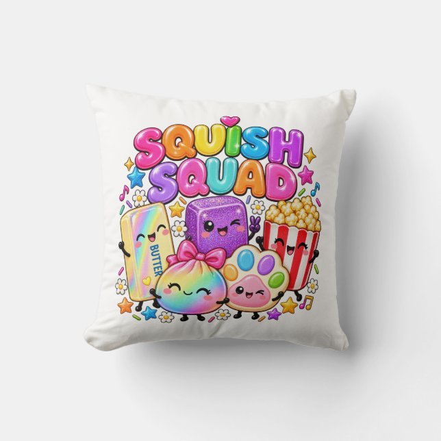 Squish Squad Virale Squishies Popcorn Boter Dumpli Kussen (Voorkant)