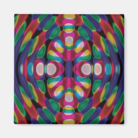 Squished Skittles Magnet (Voorkant)