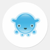 Squishies Blue Bubbo Stickers (Voorkant)