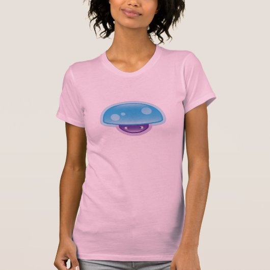 Squishies Blue Mushy Shirt (Voorkant)