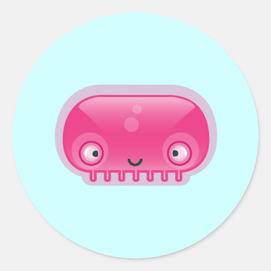 Squishies Roze Bloop Stickers (Voorkant)