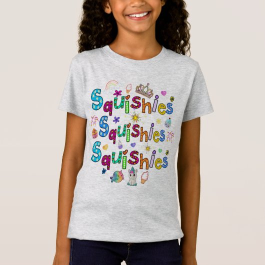 Squishies Squishies Squishies T-Shirt (Voorkant)