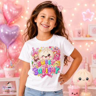 Squishies Zoete & Zachte Knuffel Dango Bubble Thee T-shirt