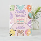 Squishmallow Verjaardag Kaart (Staand voorkant)