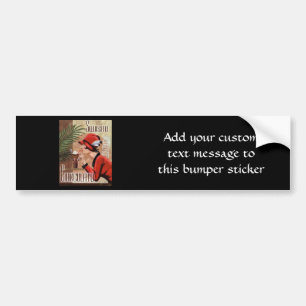 Squisito Cioccolato Italy Chocolate Woman in Red Bumpersticker