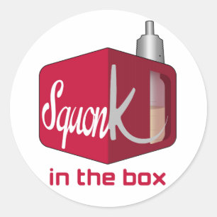 Squonker Box Ronde Sticker