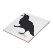 Sqwarking Crow Tegeltje (Zijkant)
