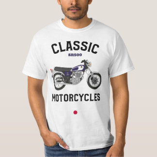 SR500 Biker Japan Motorrad T-shirt