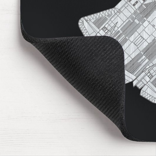SR71 Blackbird Mousepad Muismat (Hoek)