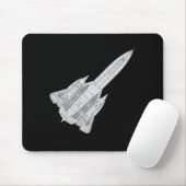 SR71 Blackbird Mousepad Muismat (Met muis)