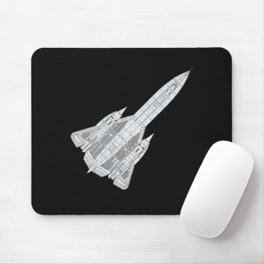 SR71 Blackbird Mousepad Muismat (Met muis)