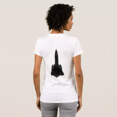 SR71 Blackbird Silhouette T-shirt (Achterkant volledig)