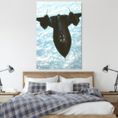 SR-71 BLACKBIRD 32x48 Canvas Afdruk (Insitu (Slaapkamer))