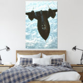 SR-71 BLACKBIRD 40x60 Canvas Afdruk (Insitu (Slaapkamer))