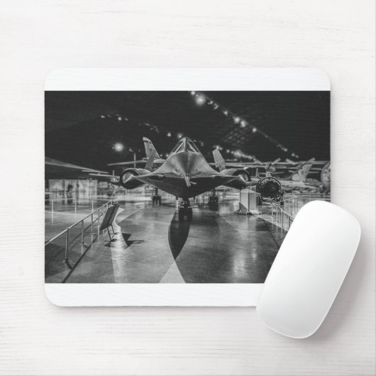 SR-71 Blackbird bij het Dayton Air Force Museum Muismat (Met muis)