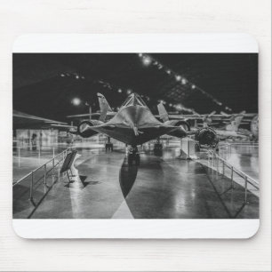 SR-71 Blackbird bij het Dayton Air Force Museum Muismat