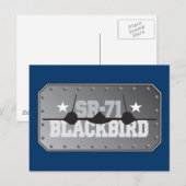 SR-71 Blackbird Briefkaart (Voorkant / Achterkant)