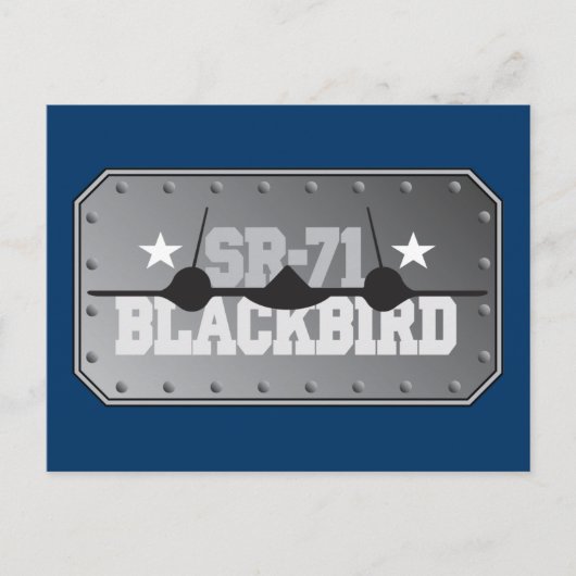 SR-71 Blackbird Briefkaart (Voorkant)