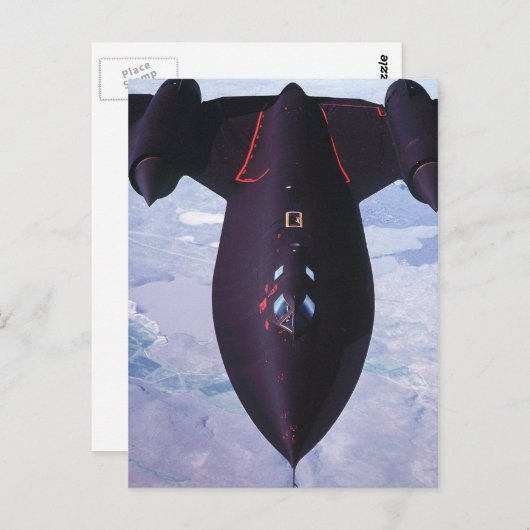 SR-71 Blackbird Briefkaart (Voorkant / Achterkant)