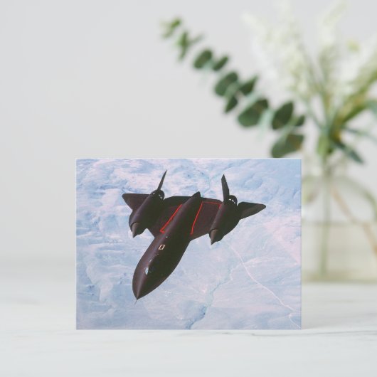 SR-71 Blackbird Briefkaart (Staand voorkant)