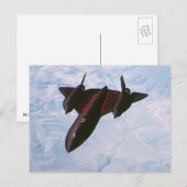 SR-71 Blackbird Briefkaart (Voorkant / Achterkant)