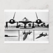 SR-71 BLACKBIRD BRIEFKAART (Voorkant)