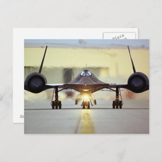 SR 71 Blackbird-Briefkaart Briefkaart (Voorkant / Achterkant)
