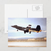 SR 71 Blackbird-Briefkaart Briefkaart (Voorkant / Achterkant)