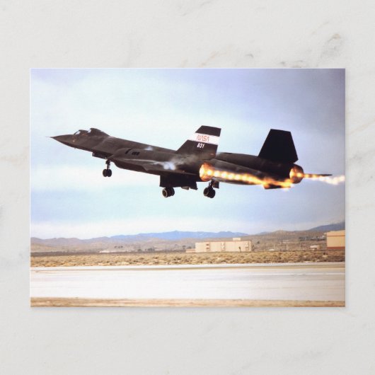 SR 71 Blackbird-Briefkaart Briefkaart (Voorkant)