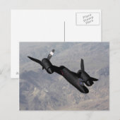 SR 71 Blackbird-Briefkaart Briefkaart (Voorkant / Achterkant)