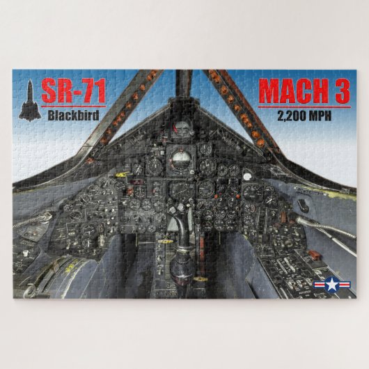 SR-71 BLACKBIRD COCKPIT (20 x 30 INCH) Legpuzzel (Horizontaal)