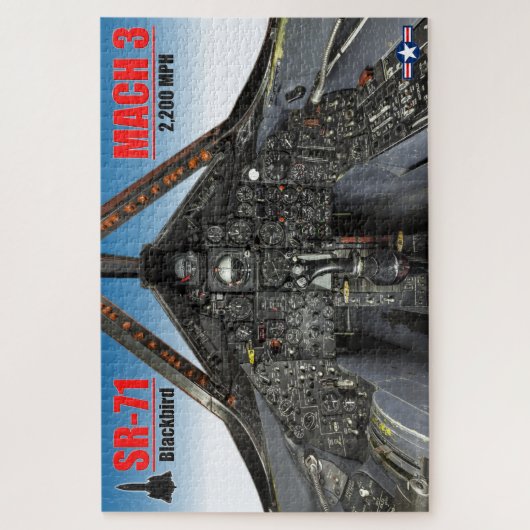 SR-71 BLACKBIRD COCKPIT (20 x 30 INCH) Legpuzzel (Verticaal)