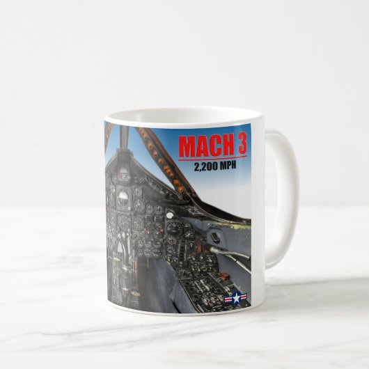 SR-71 BLACKBIRD COCKPIT KOFFIEMOK (Voorkant rechts)