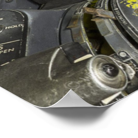 SR-71 BLACKBIRD COCKPIT POSTER (Hoek)