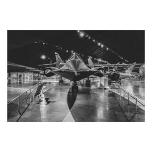 SR-71 Blackbird Dayton Air Force Museum - Afdruk