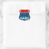 SR-71 Blackbird "Habu" Insignia Sticker (Tas)