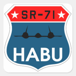 SR-71 Blackbird "Habu" Insignia Sticker