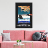 SR-71 Blackbird HIGH RANGERS Canvas Afdrukken (Insitu (Woonkamer))