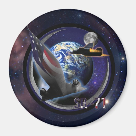 SR-71 Blackbird HIGH RANGERS Magnet (Voorkant)
