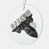 SR 71 Blackbird Keramisch Ornament (Links)