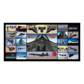 SR-71 BLACKBIRD "MONTAGE" PERFECT POSTER (Voorkant)