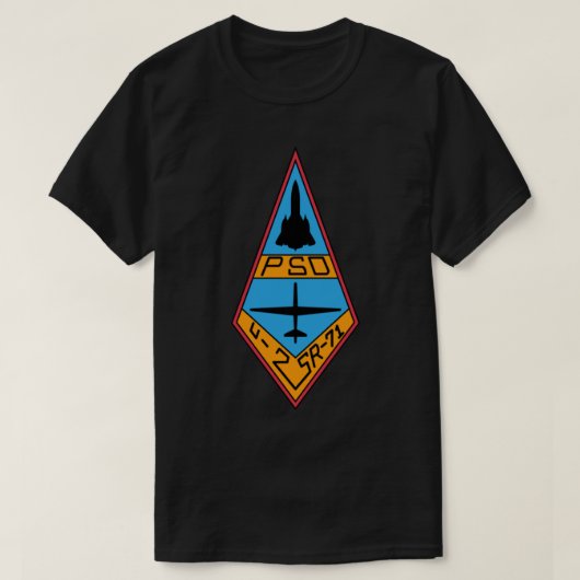 SR-71 Blackbird Physiological Support Division Ins T-shirt (Design voorkant)